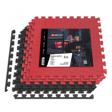 Мат-пазл Hop-Sport HS-A010PM-6 EVA 1cm 6 частей black-red